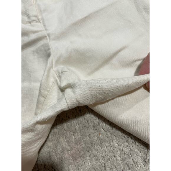 Focus 2000 Linen Cotton Wide Leg Pants Womens 10 White Understated Quiet Luxury - Picture 6 of 12